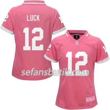Indianapolis Colts Tröjor Andrew Luck 12 Nike Rosa - Dame Indianapolis Colts Tröjor Andrew Luck 12 Nike Rosa - Dame